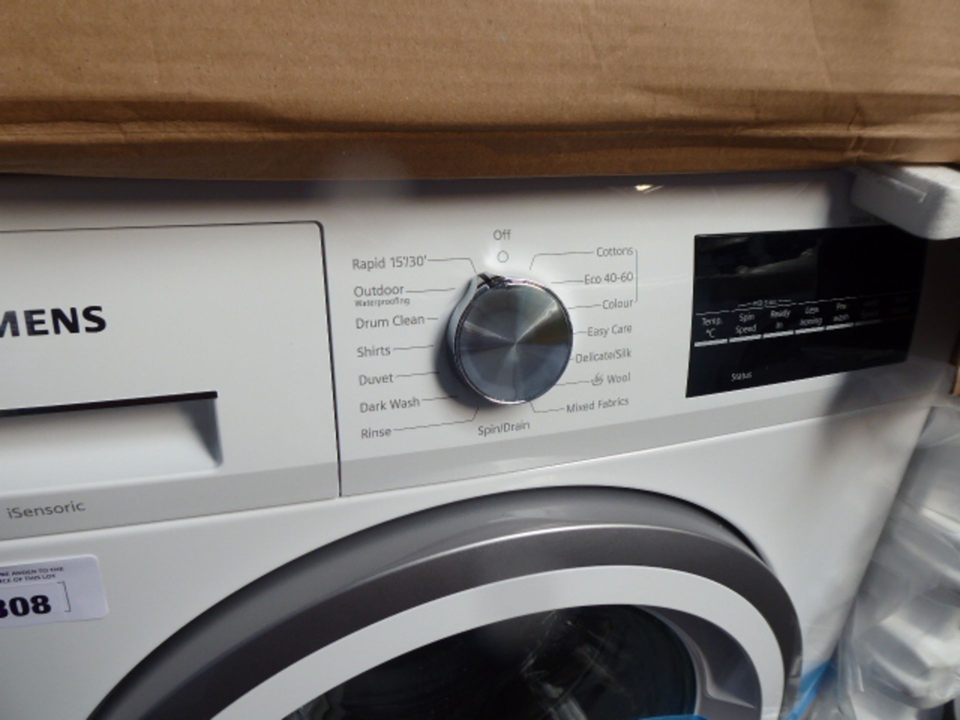WM14UT93GBB Siemens Washing machine - Image 2 of 3