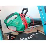 Gardenline electric leaf blower with bag