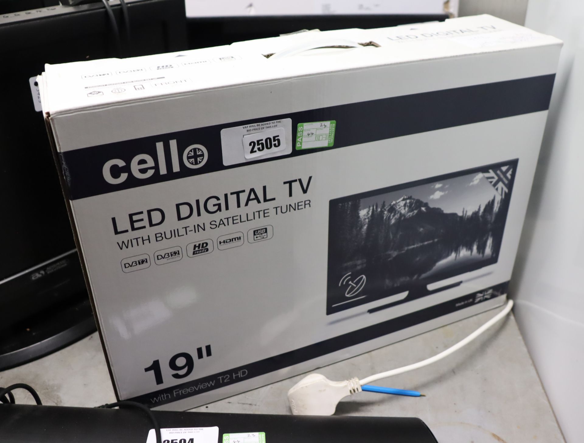 (24) Boxed Cello LED digital TV