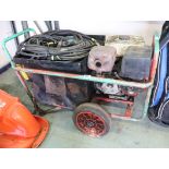 (1310) Generator/ welder on trolley
