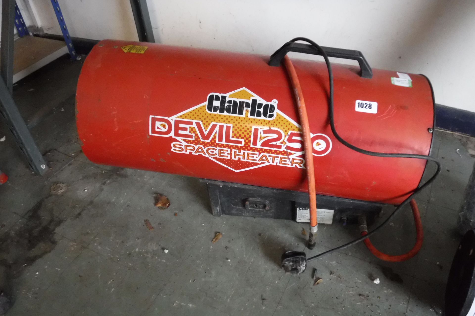 (10) Clarke Devil 1250 space heater