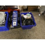 2 trays of various cables, radar etc.
