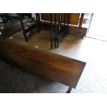 Mahogany dropleaf dining table