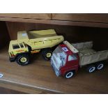 Tonka and one other dumper truck