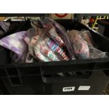 Box of mixed scarves
