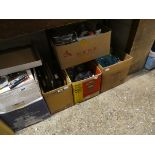 4 boxes of various housewares, picture frames, glassware etc.