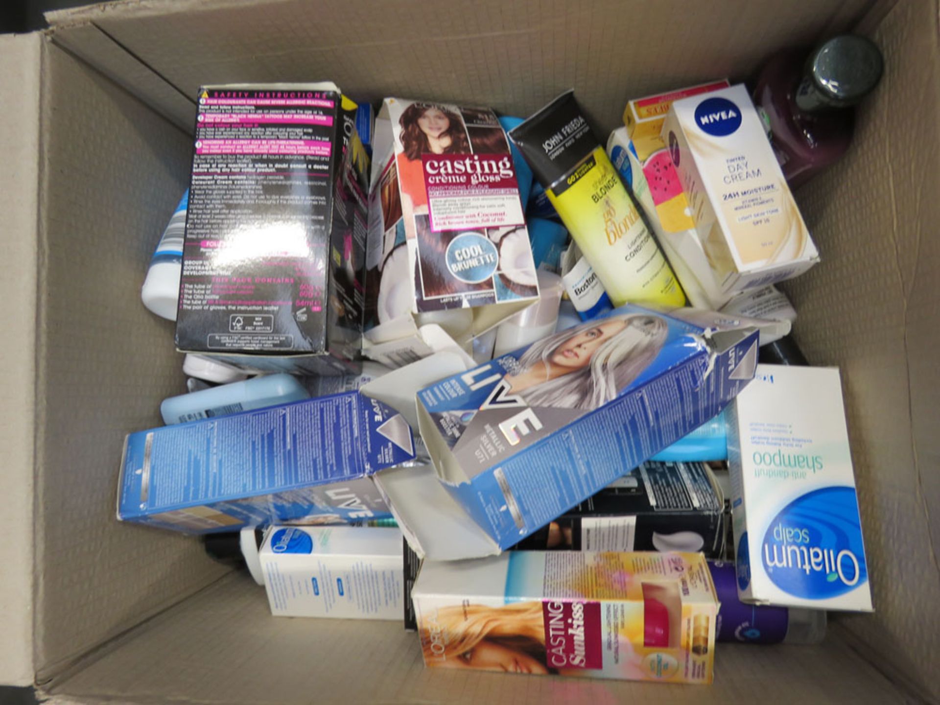 3 boxes of various bath sets, hair dyes, toiletries, nappies etc. - Image 3 of 4