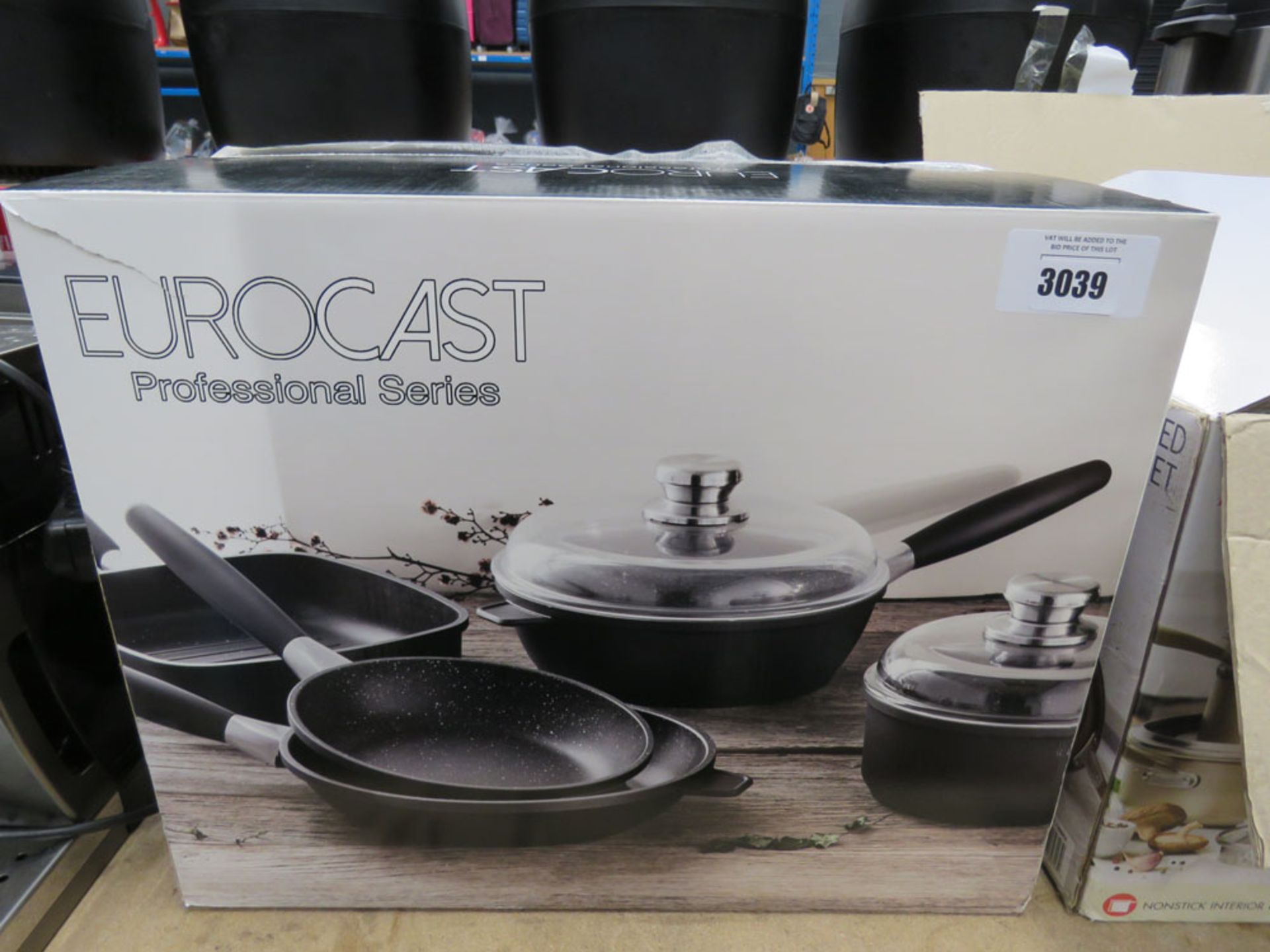 Eurocast Professional Series cookware set with box