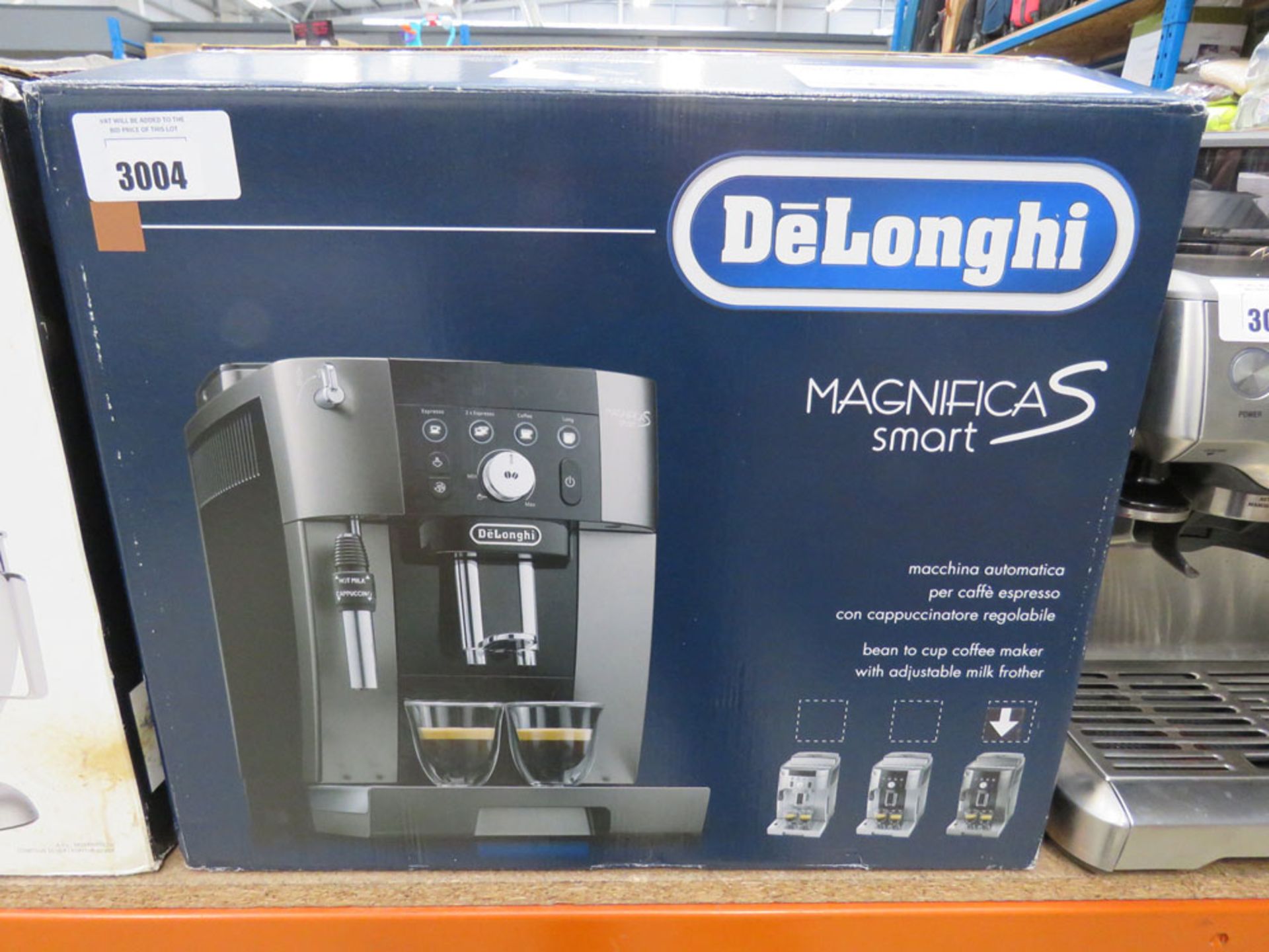 Delonghi Magnifica S Smart coffee machine with box