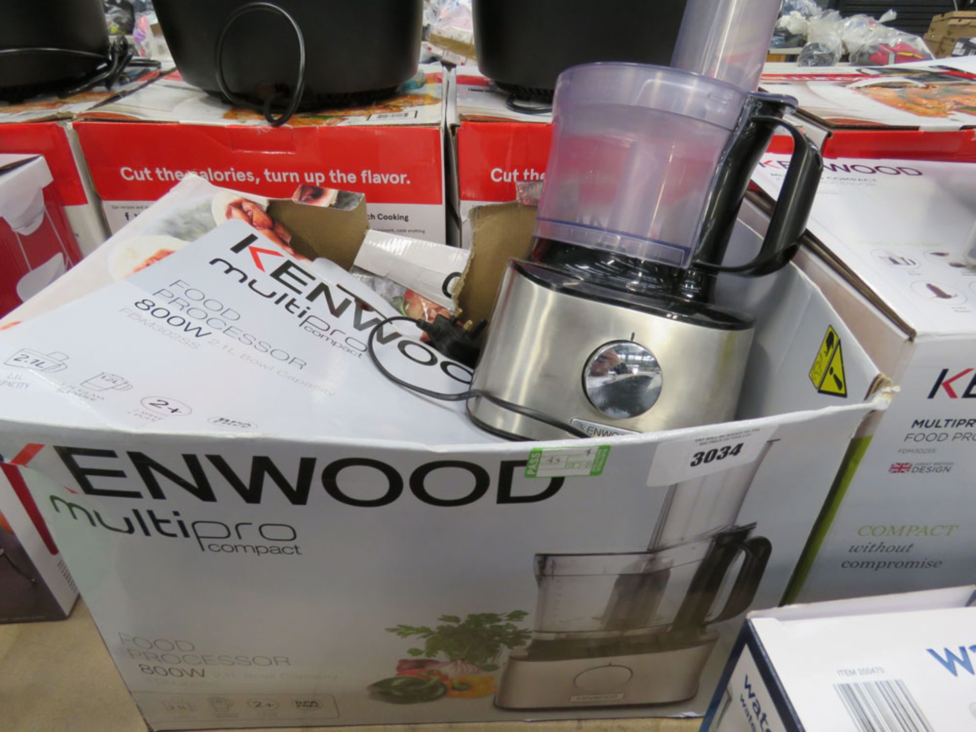 (4) Kenwood Multi Pro Compact Plus food processor with box