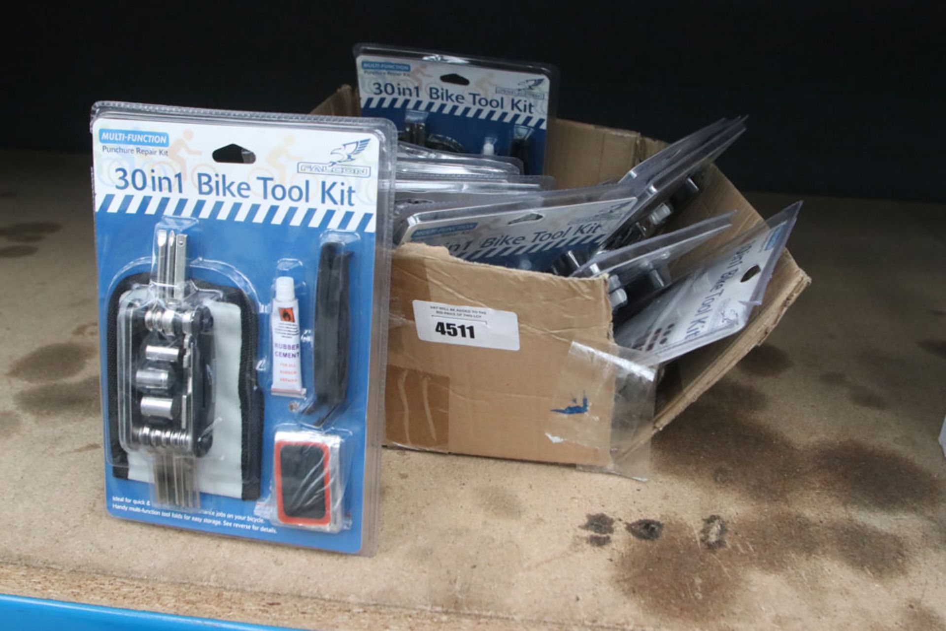 Quantity of 30 in 1 bike tool kits