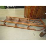 Wooden sledge