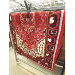 (10) Red woolen mat