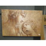 Modern wall hanging, classical figures