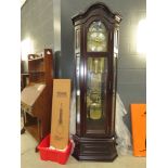 Modern moon phase long case clock