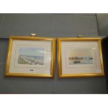 Pair of framed and glazed Southwold prints