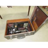 Cased Singer sewing machine