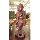 Carved wooden Chinese figure