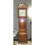 5017 Roberts of Bangor oak long case clock
