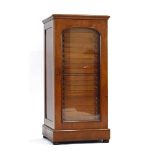 A Victorian mahogany collector's cabinet,