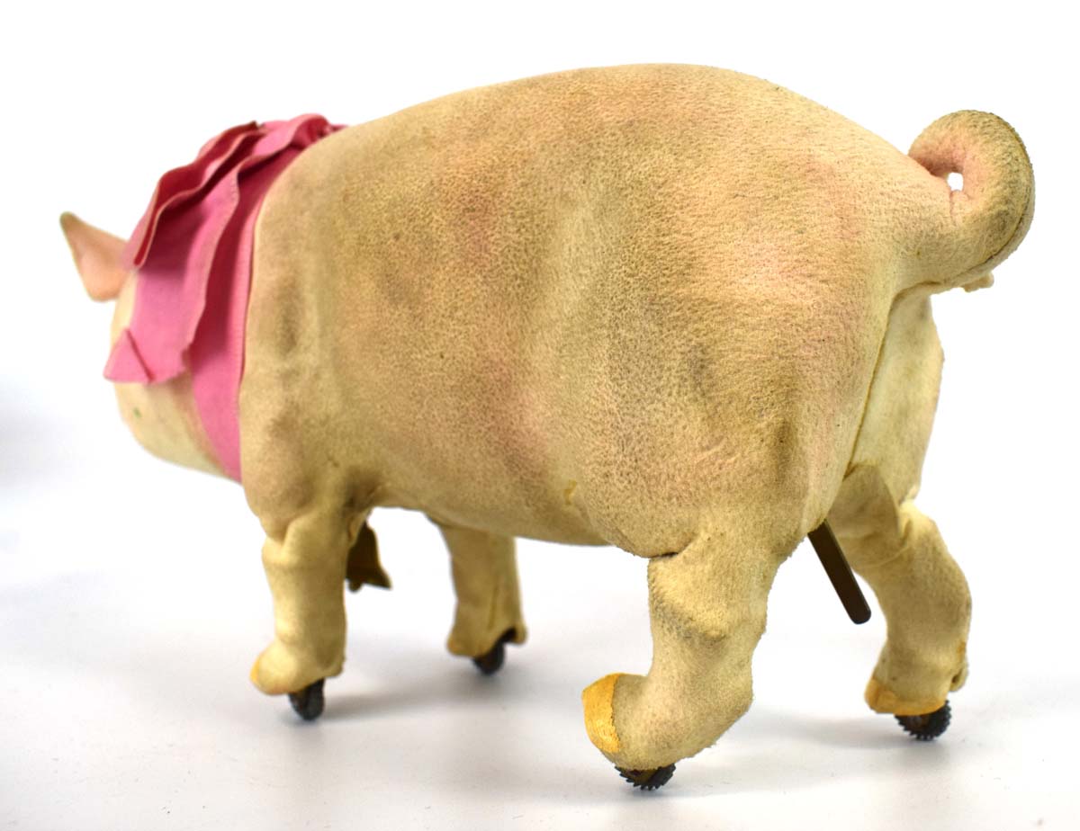 A circa 1905 French automaton modelled as a walking and grunting pig by Roullet et Decamps, - Image 6 of 17