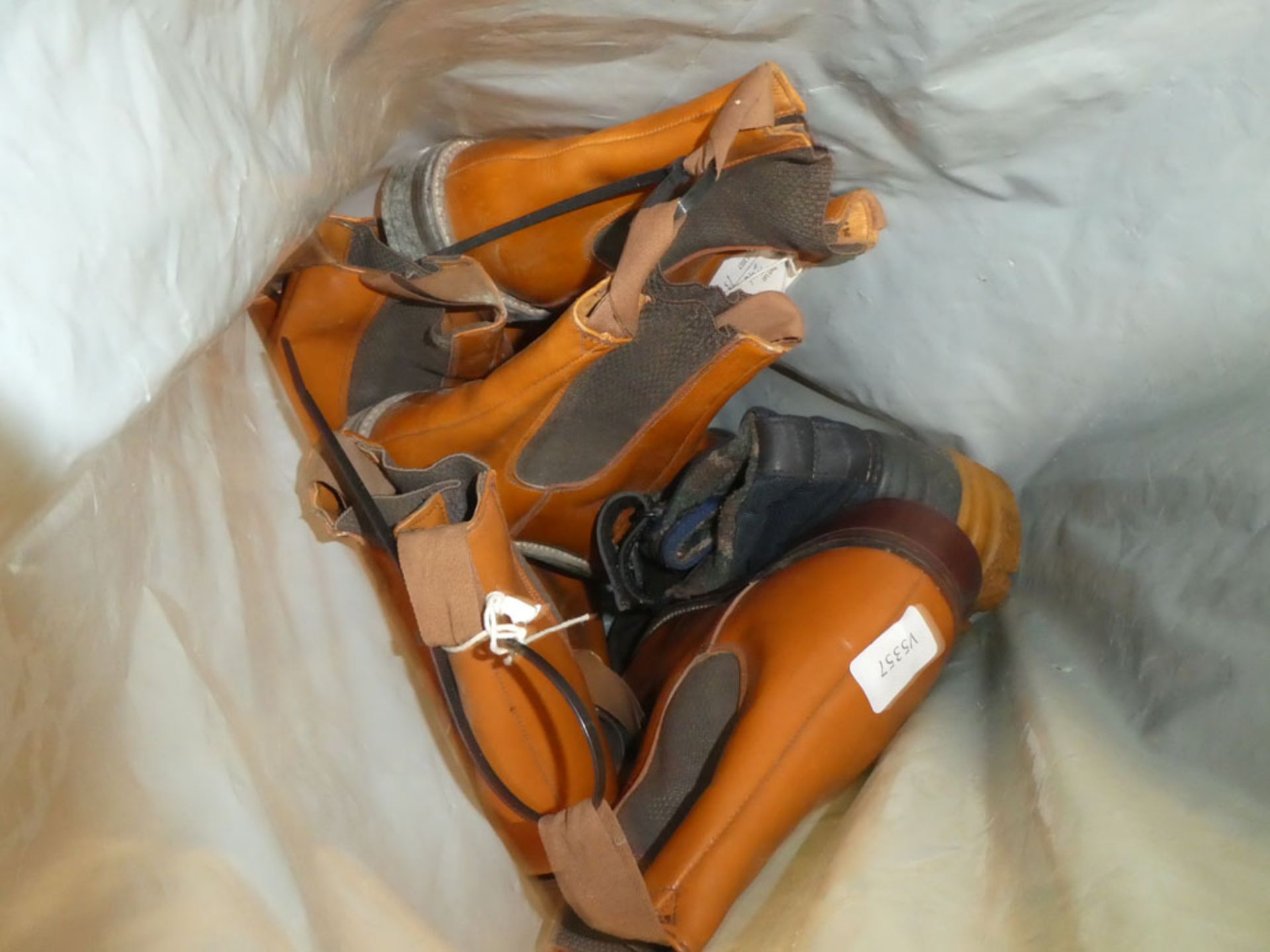 2 bags containing horse riding boots - Image 2 of 3