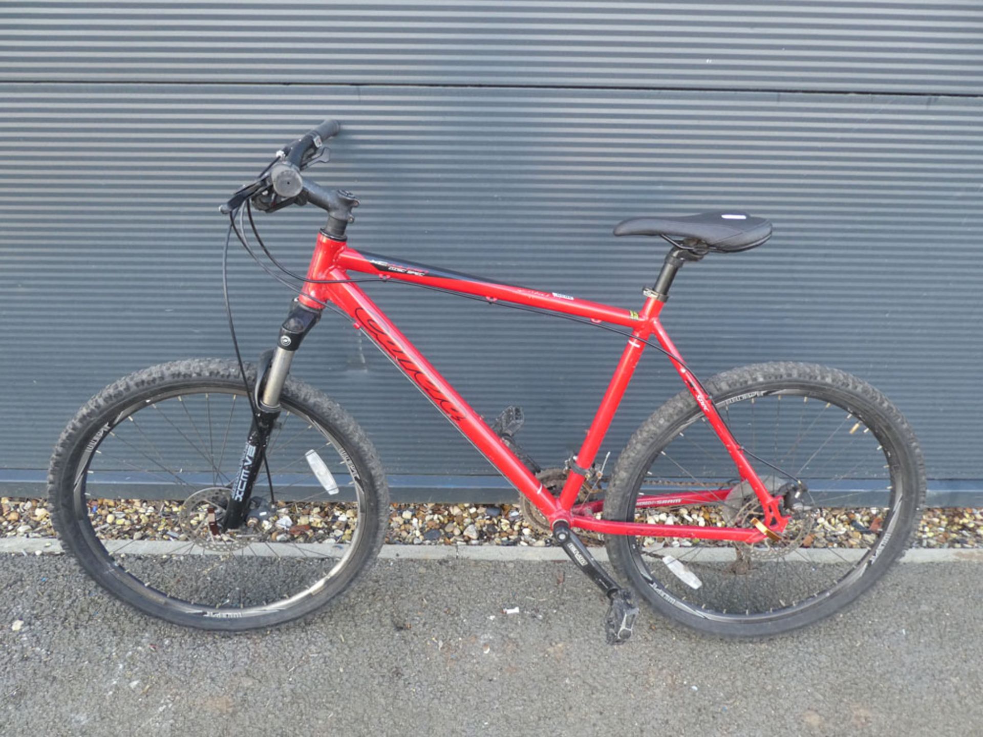 Red Carrera mountain bike