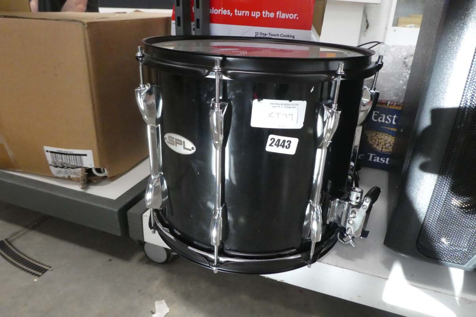 SBL drum with skin (signed, signature unknown)