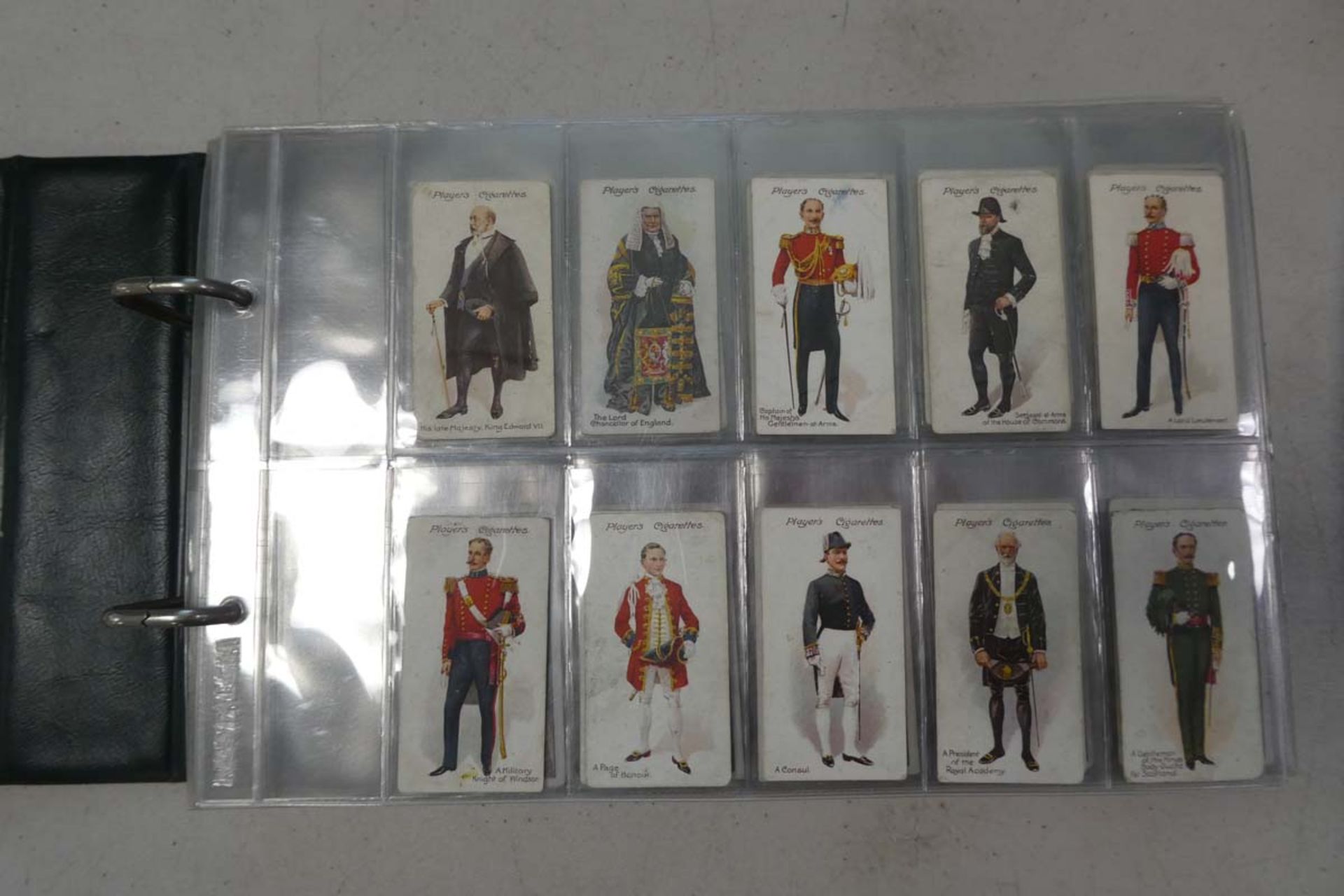 Album of cigarette cards and sets from 1911-1938