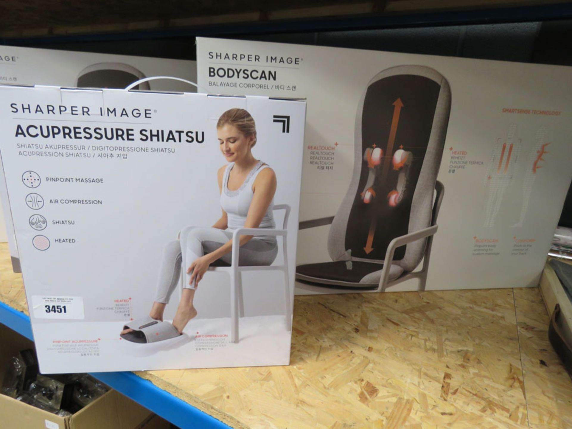 Foot massager in box plus Body Scan massager