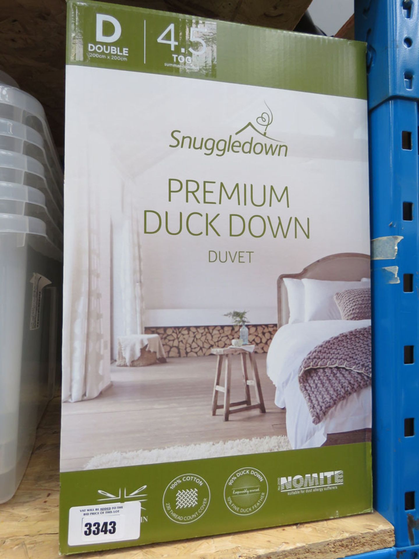 Snuggledown Premium duck down duvet set