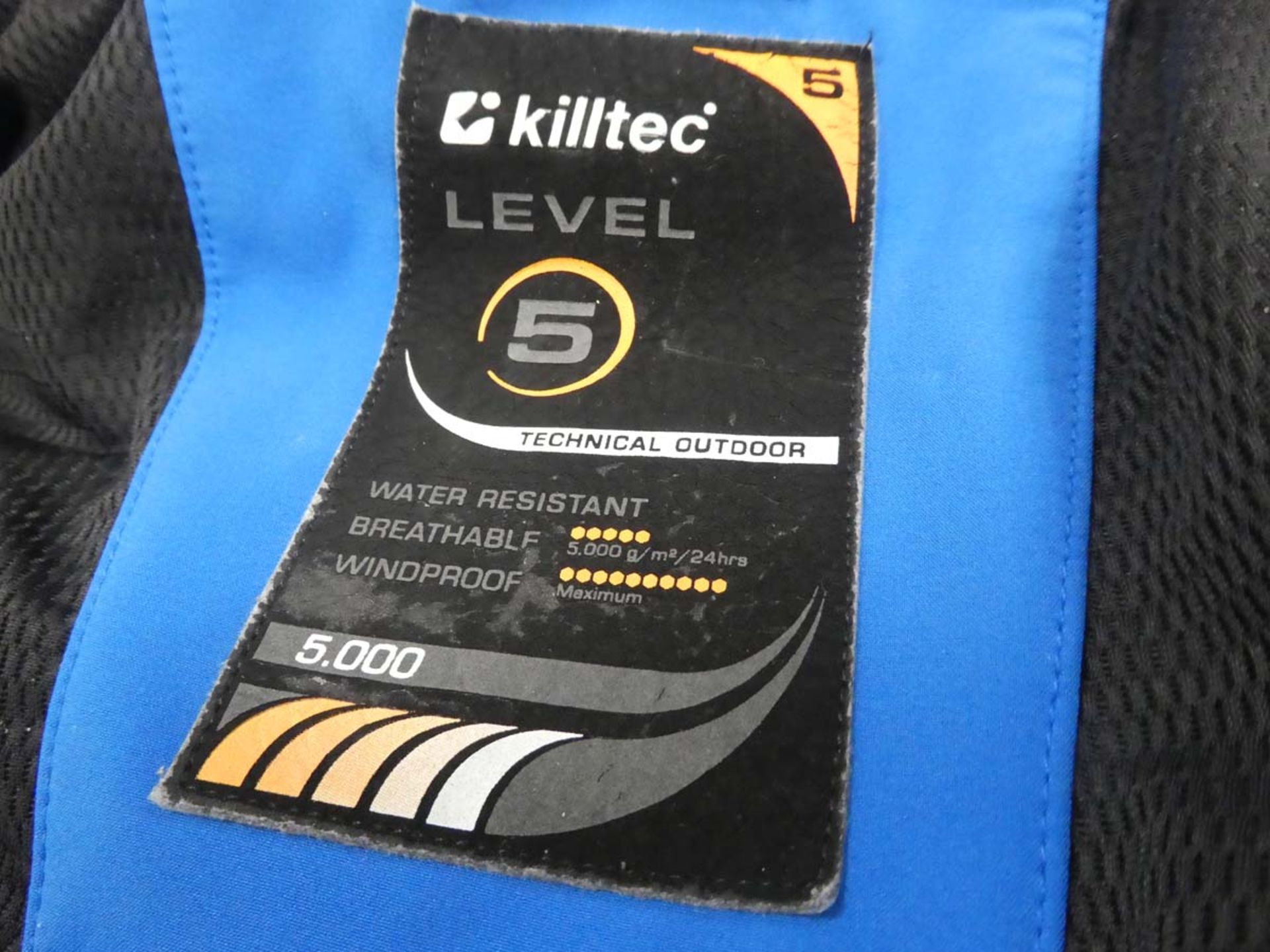 Killtec level 5 outdoor jacket (possibly used, but in good condition) in blue, size large - Image 2 of 2