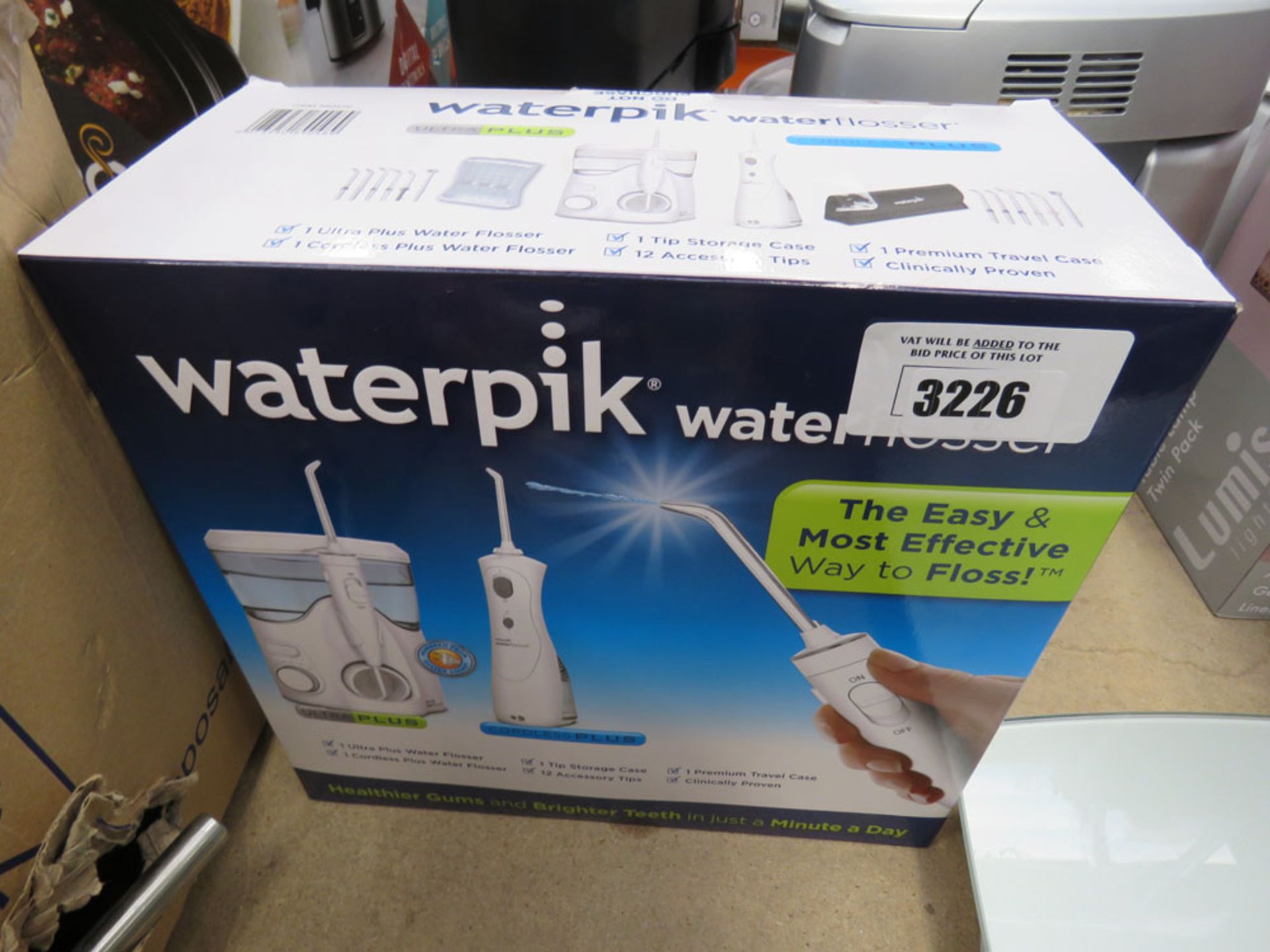 Waterpit water flosser in box