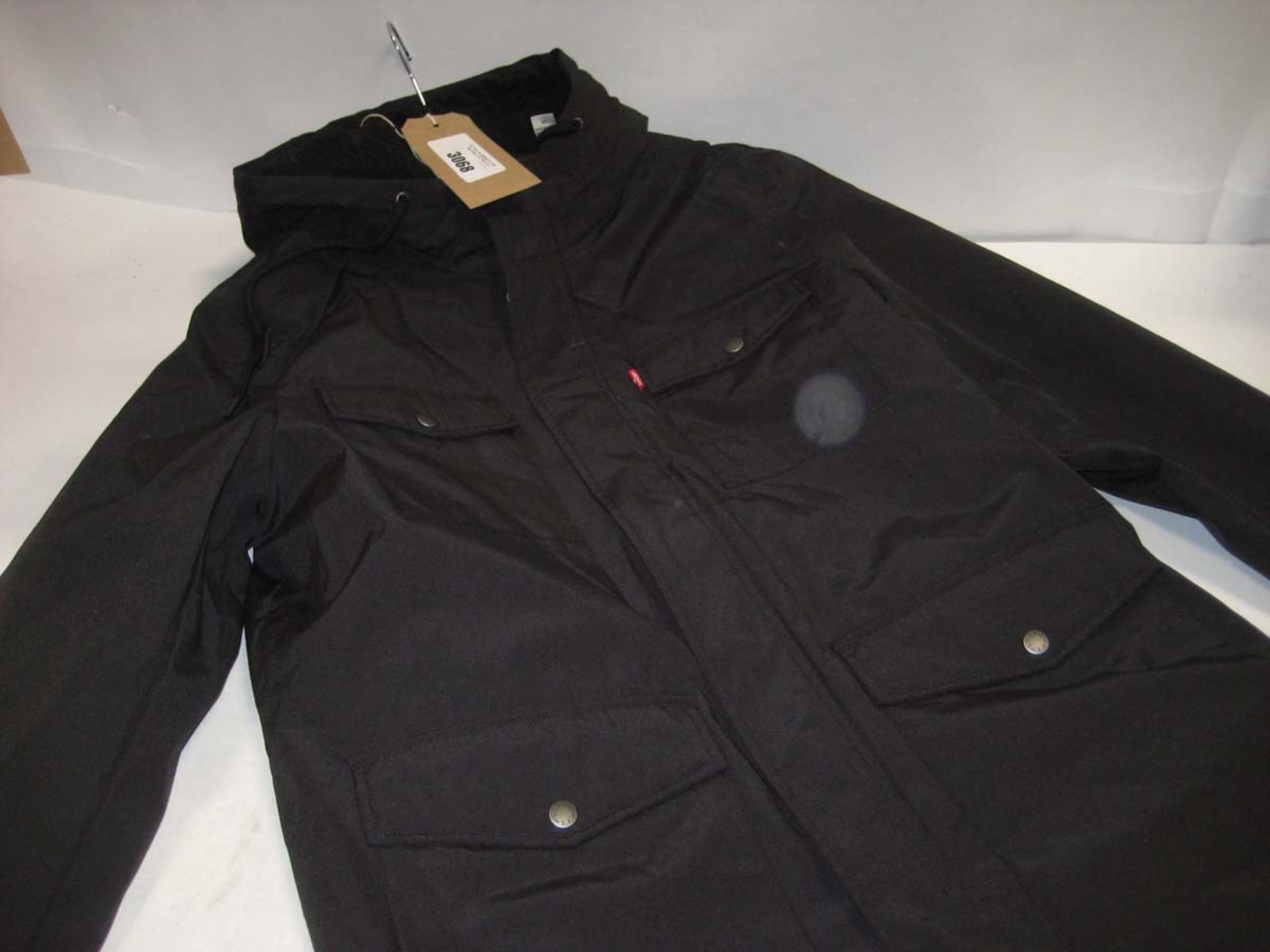 Hooded Levi coat size M