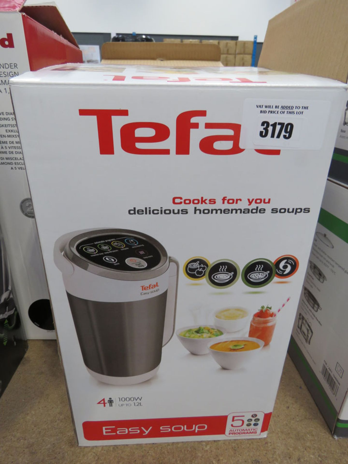 Tefal easy soup maker with box