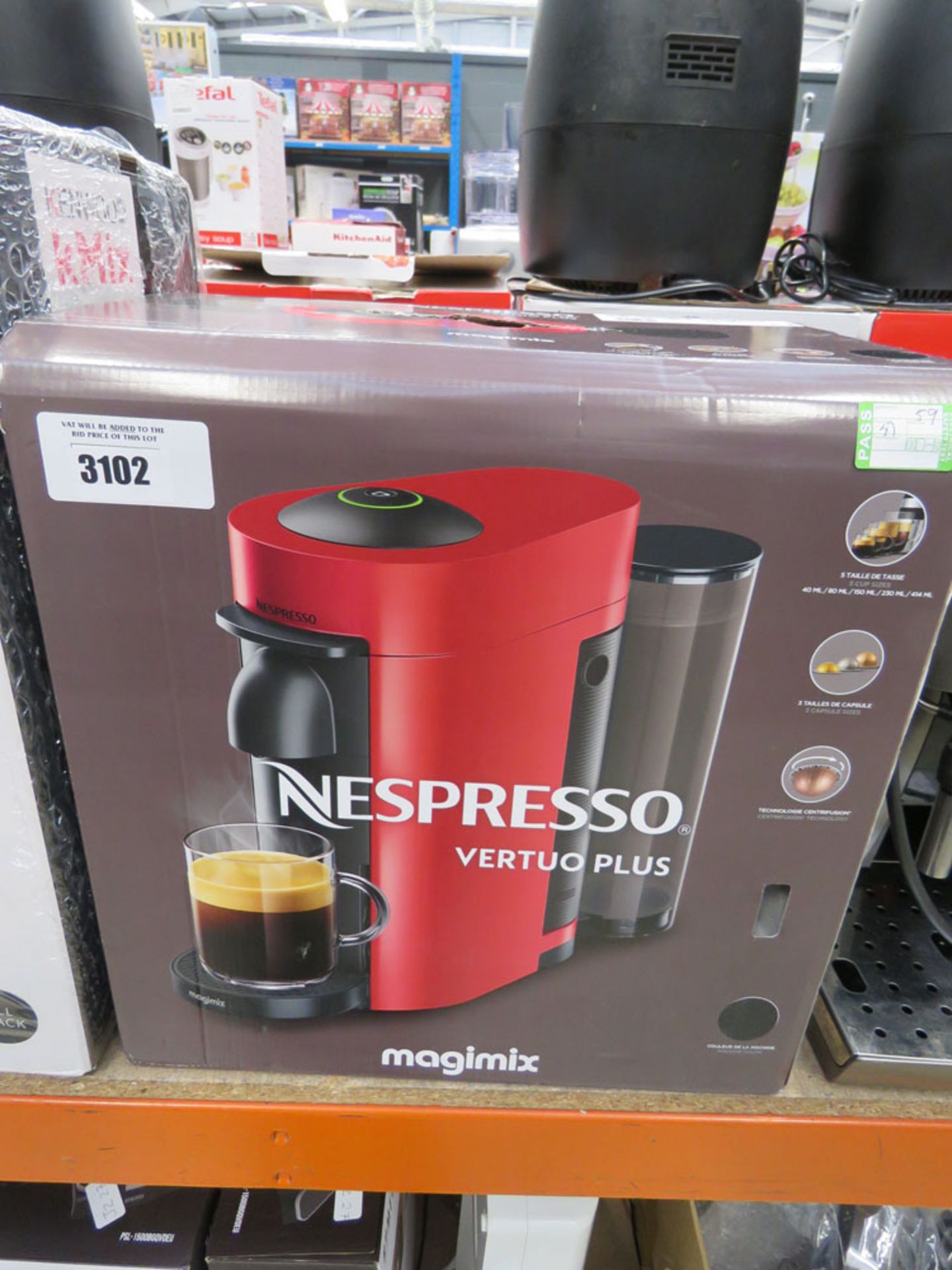 (TN59) Nespresso Virtue Plus Magimix coffee machine with box - Image 2 of 2