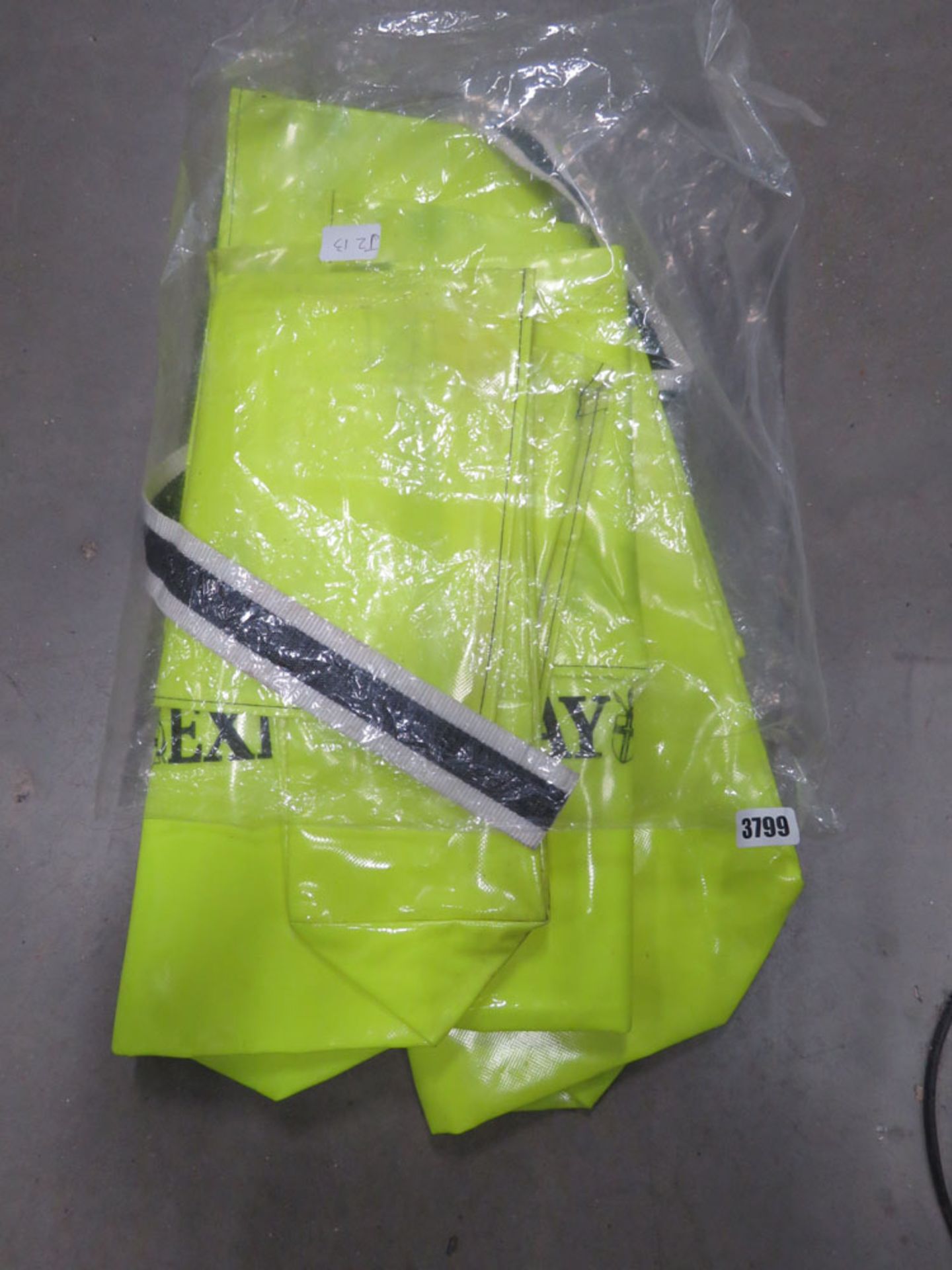 Bag containing large hi vis bags