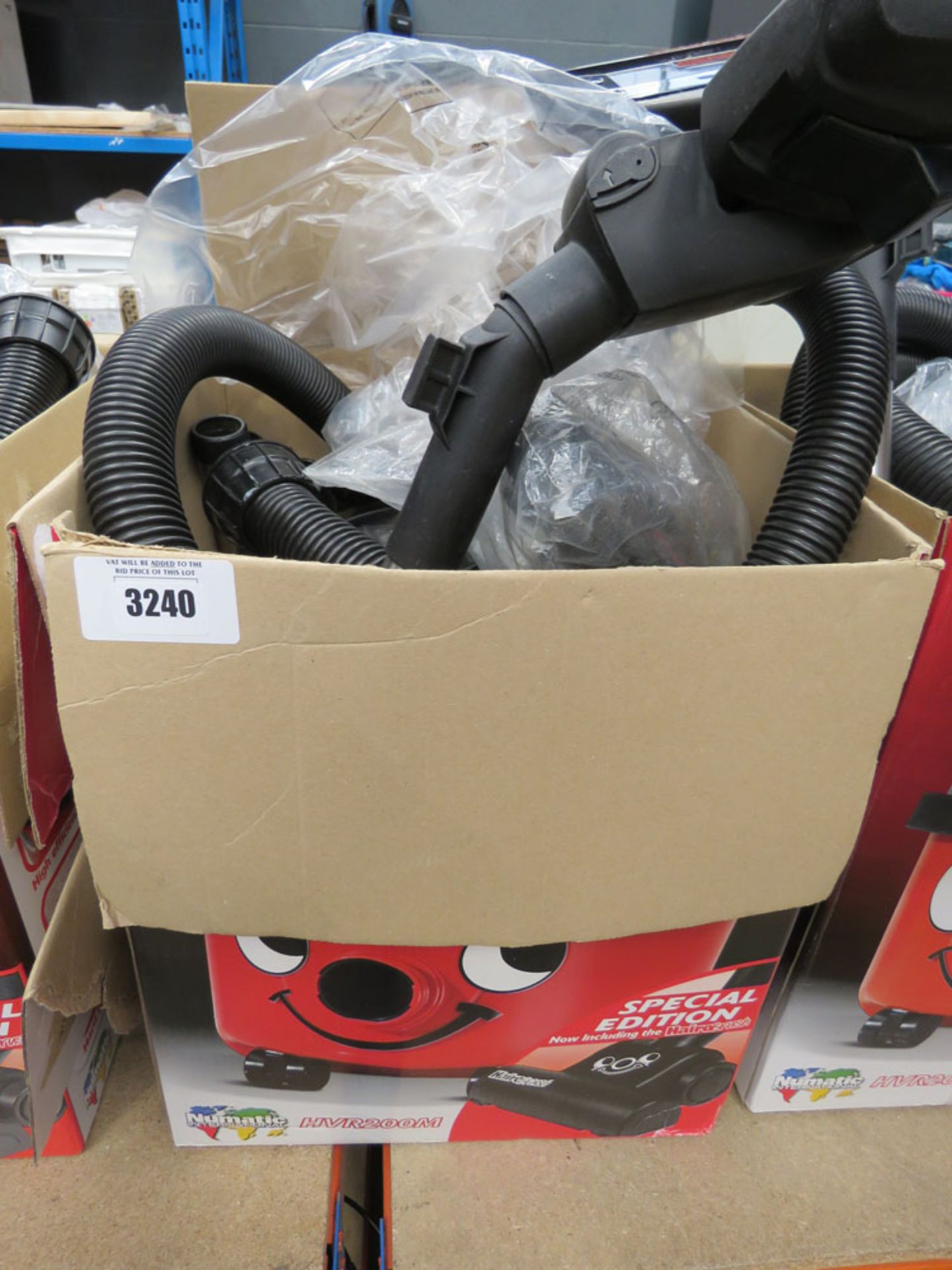 Henry Micro vacuum cleaner with box, pipe and pole