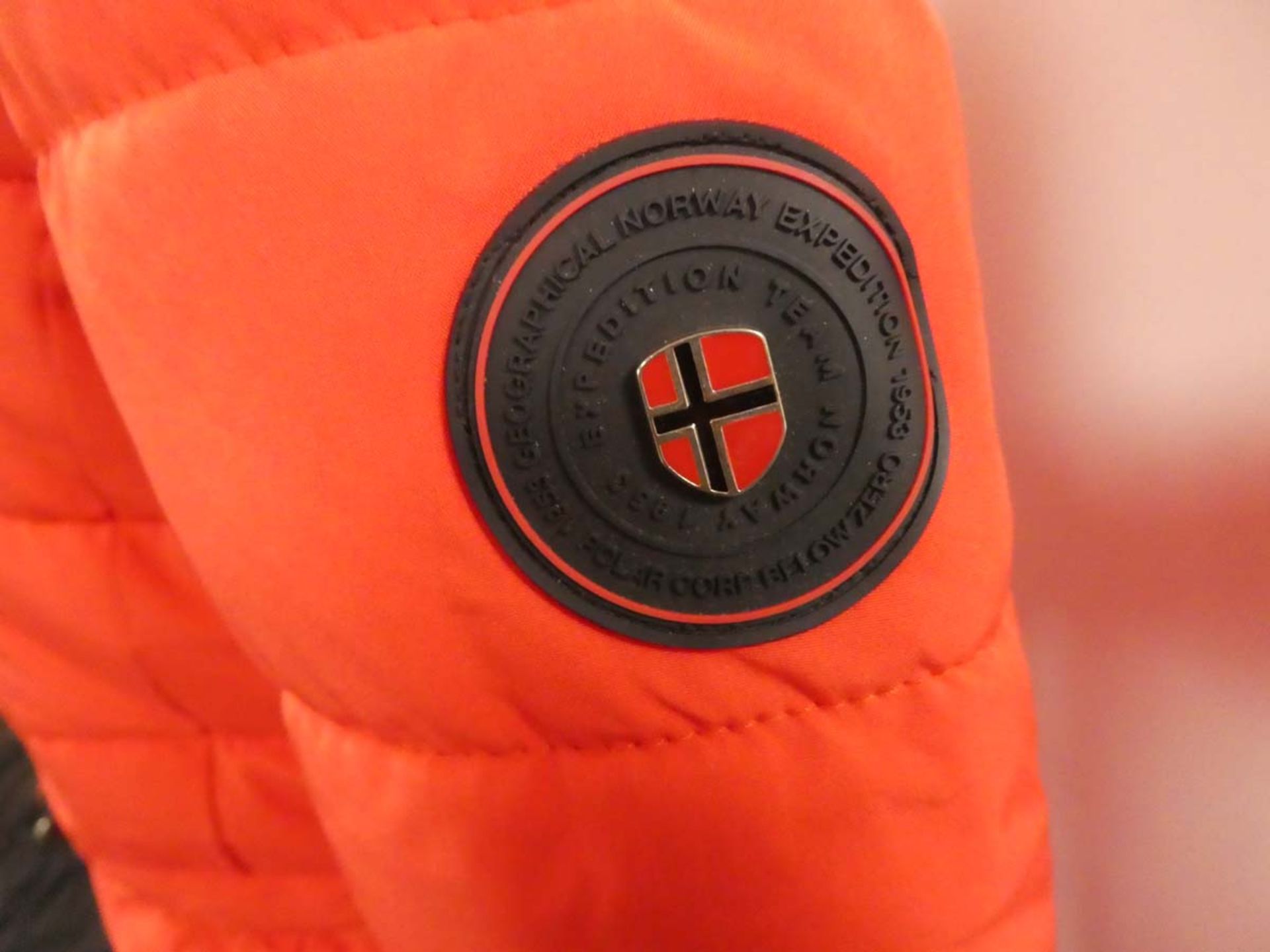 Geographical Norway Expedition Boonshine ladies' hooded jacket in red, size 14 - Image 2 of 3