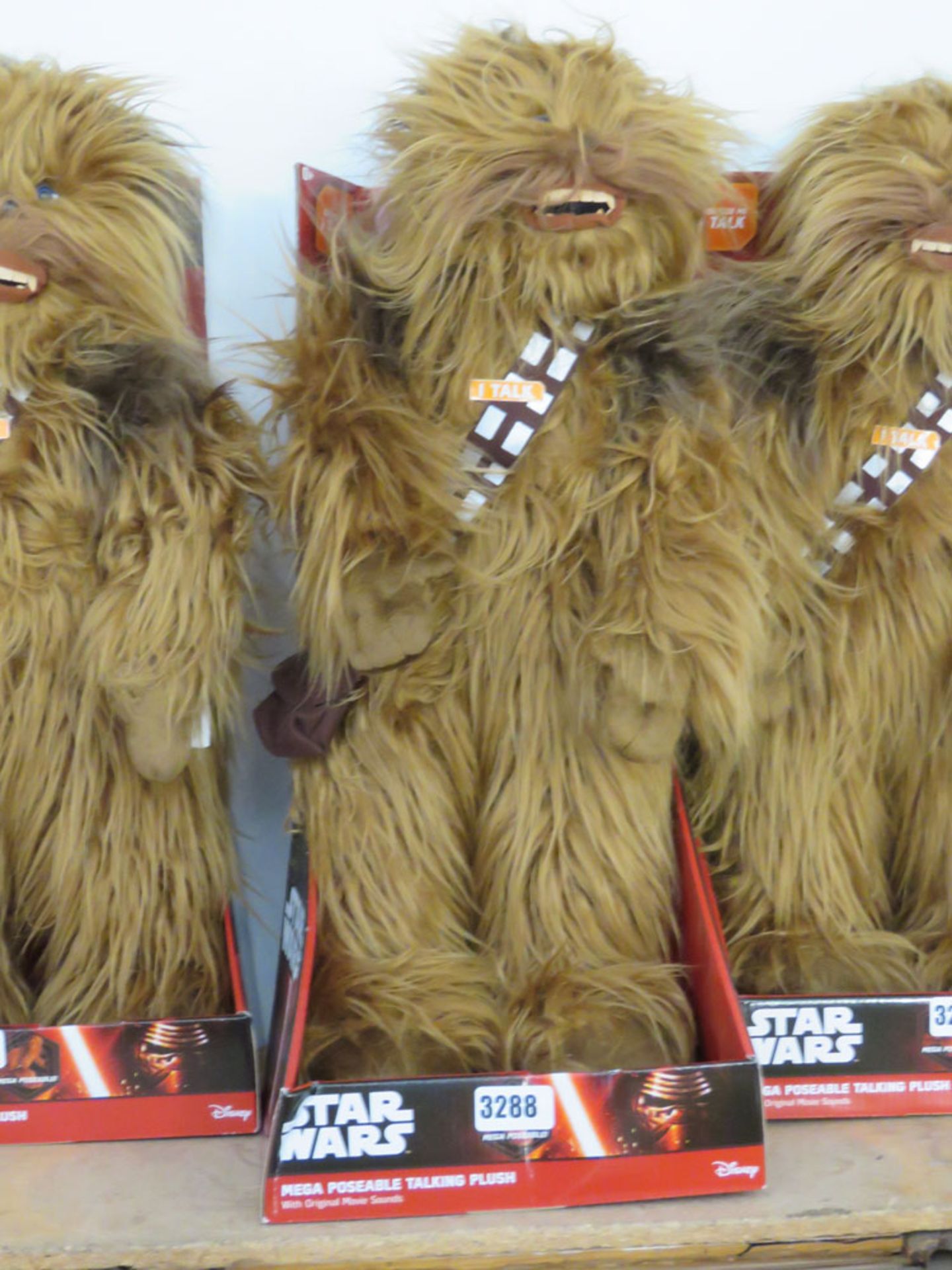Star Wars mega posable chewbacca talking plush toy