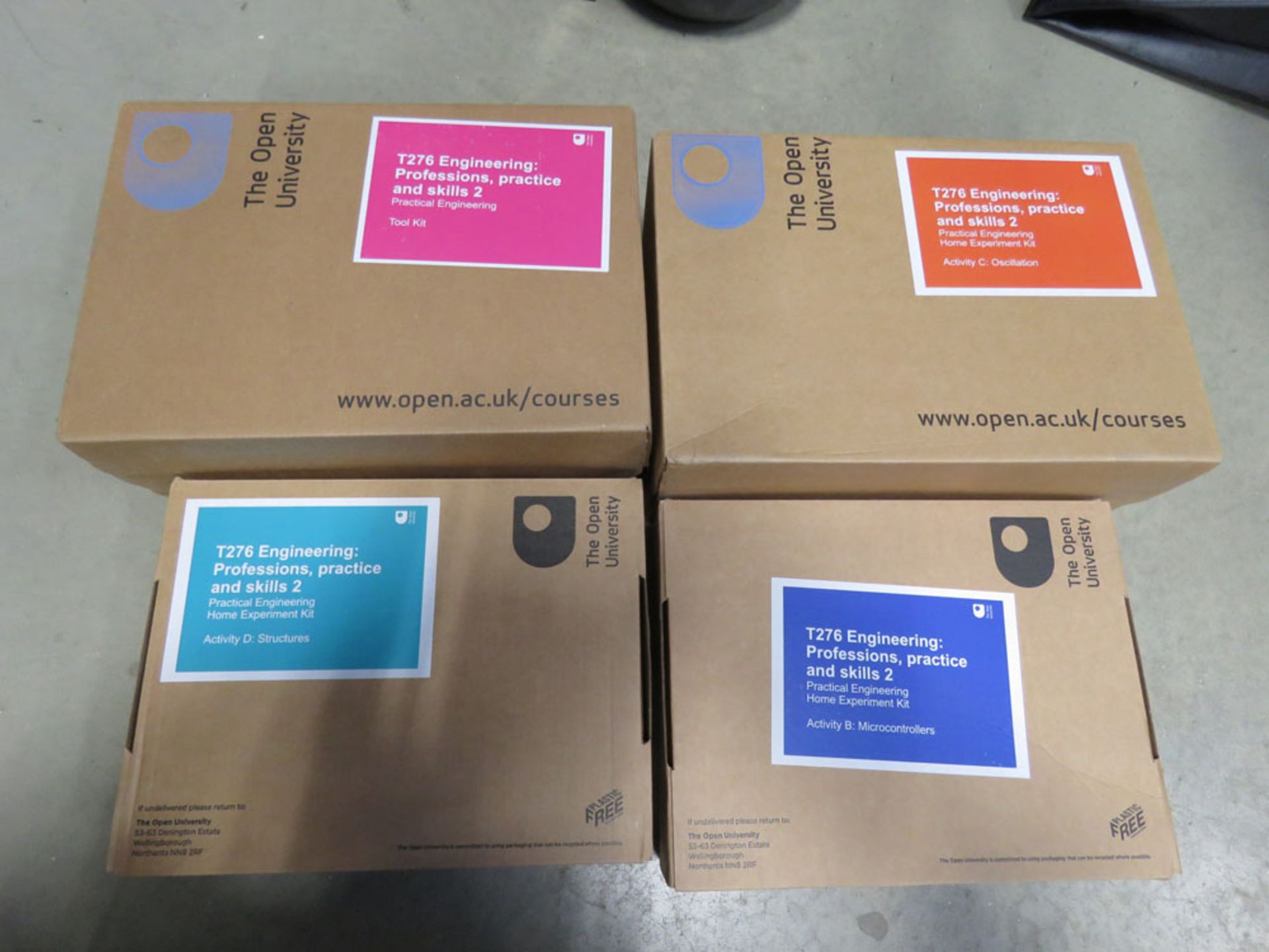 3 boxes of Professions practice and skills engineering home experiment kits