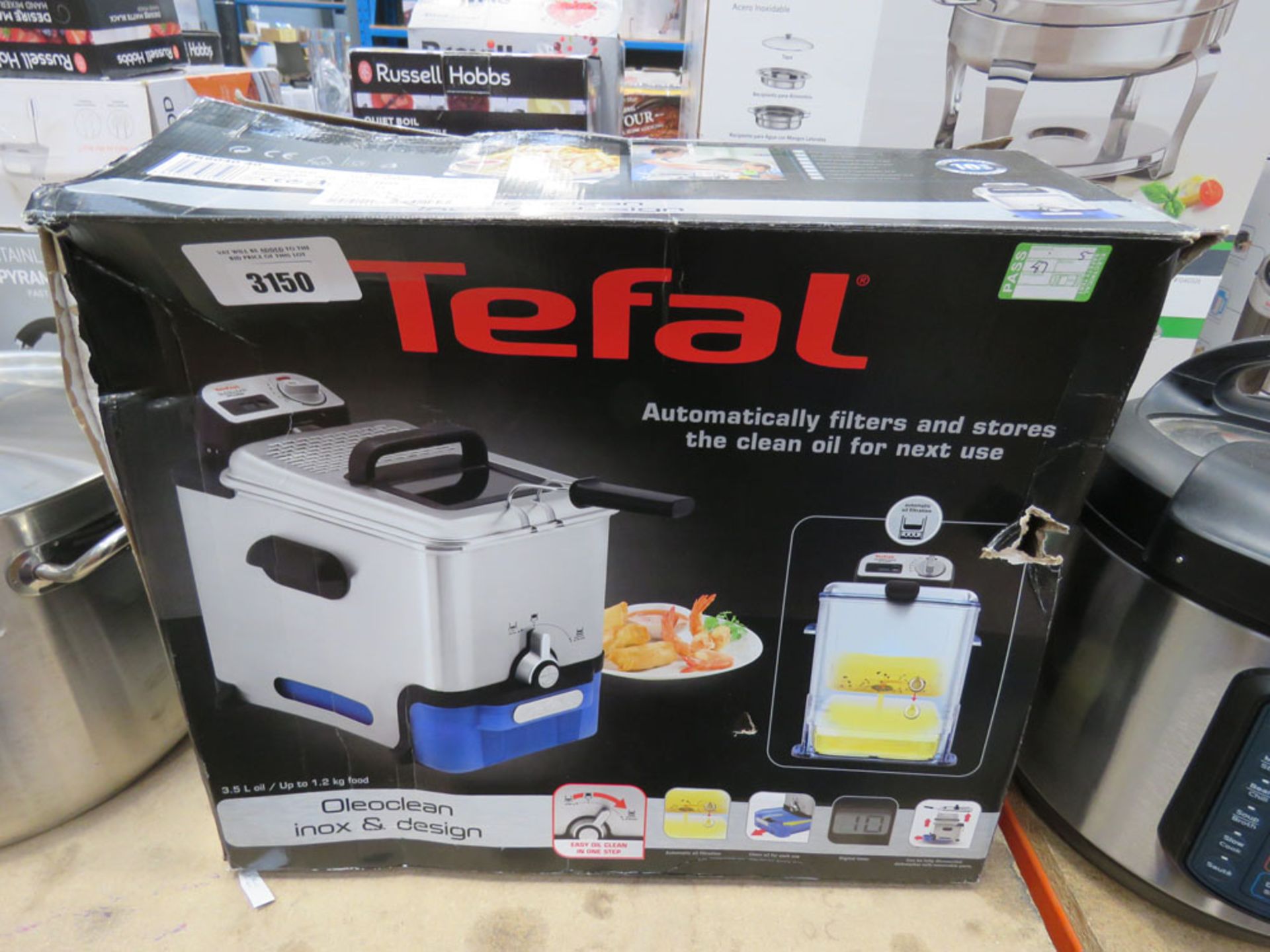 (TN5) Tefal filter fryer with box - Image 2 of 2