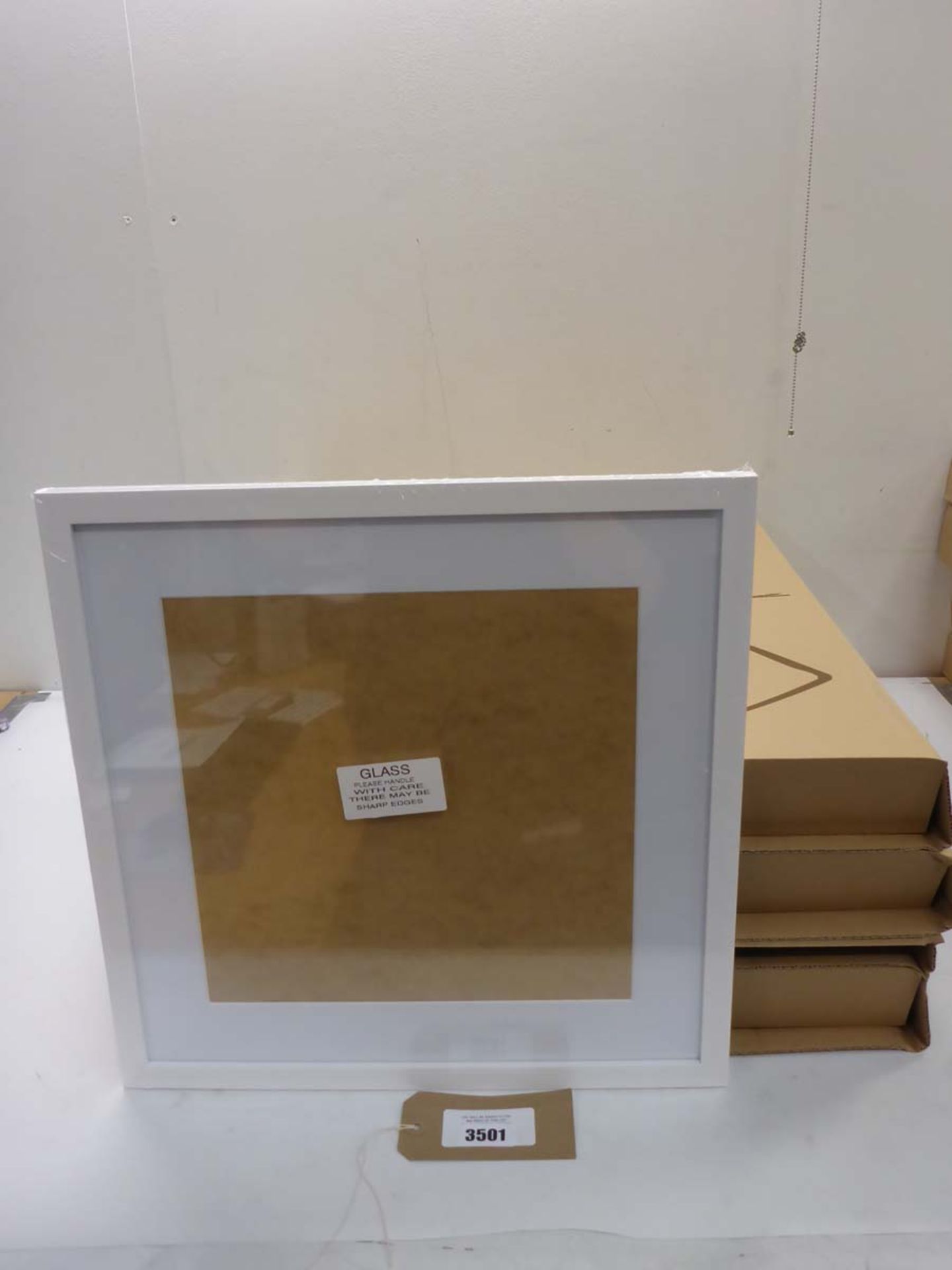 5 x Oxford white picture frames