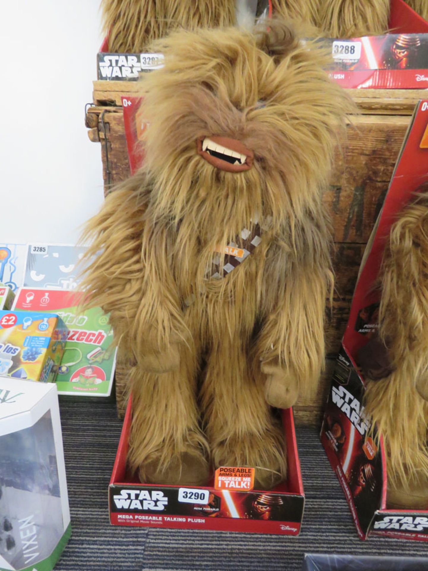 Star Wars mega posable chewbacca talking plush toy