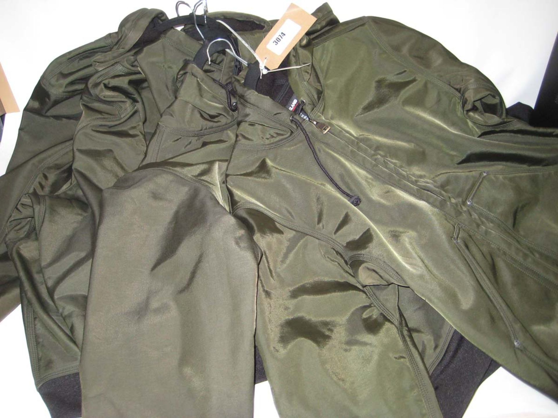 4 Kirkland hooded jackets in green