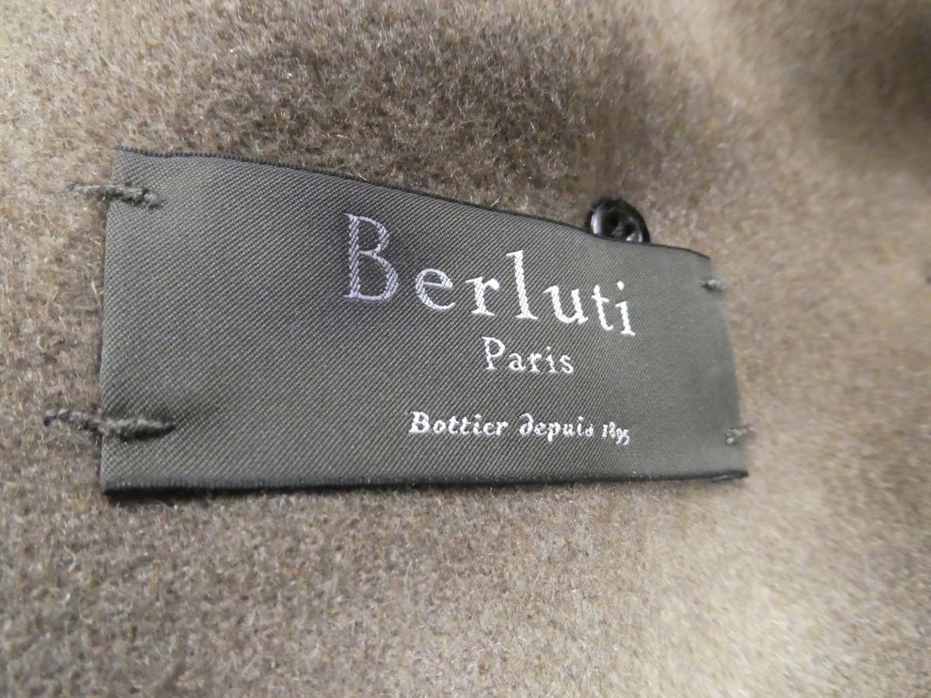 Berluti cashmere double breasted jacket in brown, size 52 - Image 3 of 3