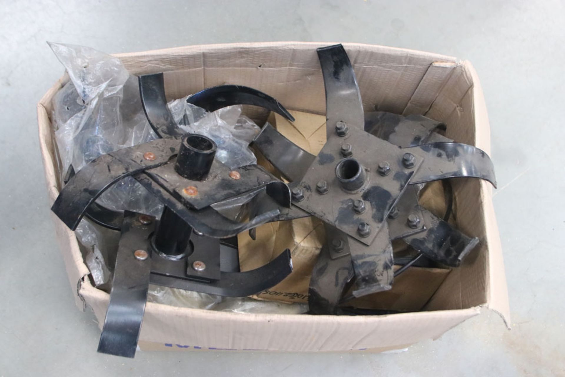 Quantity of mower boxes and rotavator blades - Image 3 of 4