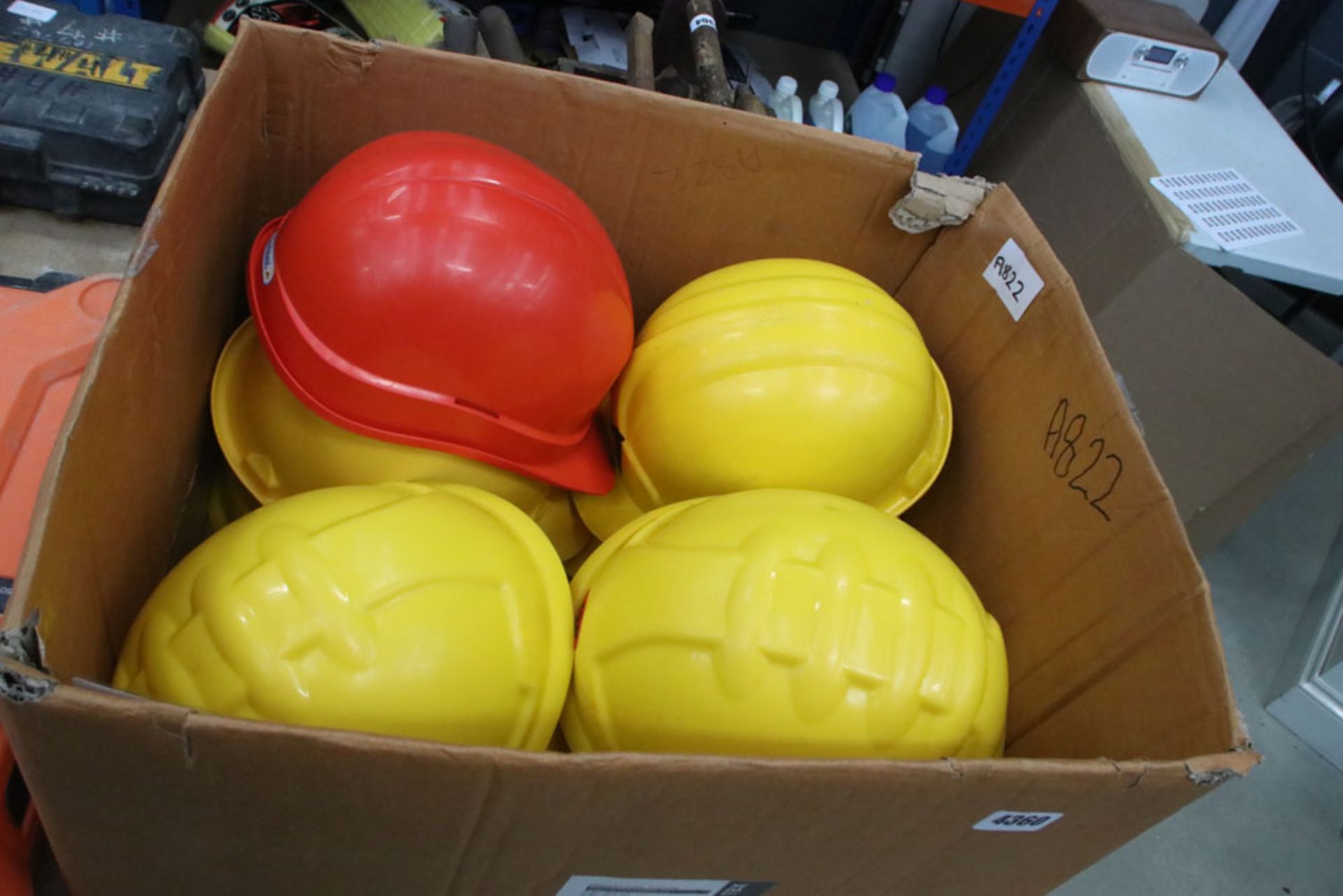 Box of hard hats