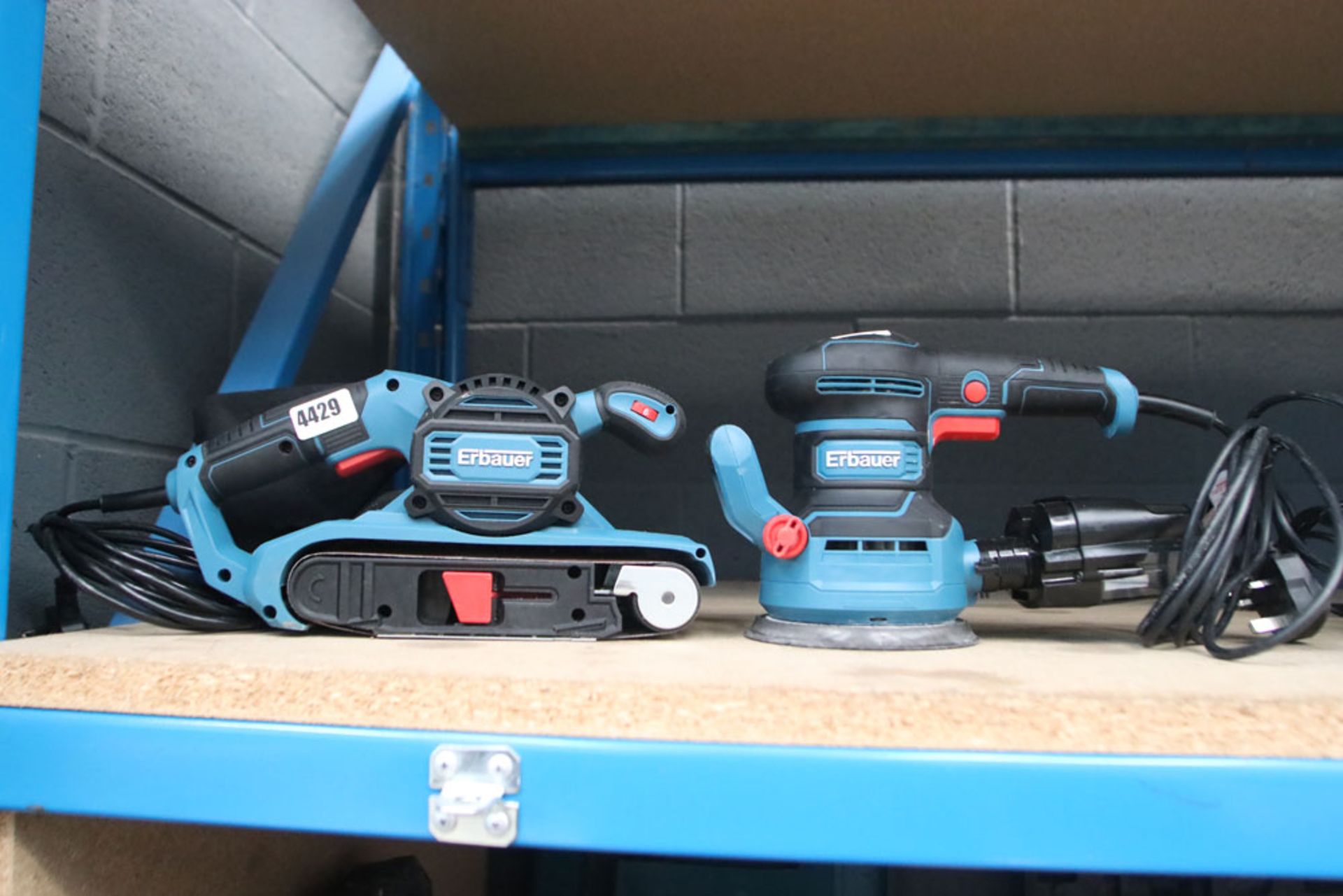 Erbauer orbital sander and belt sander