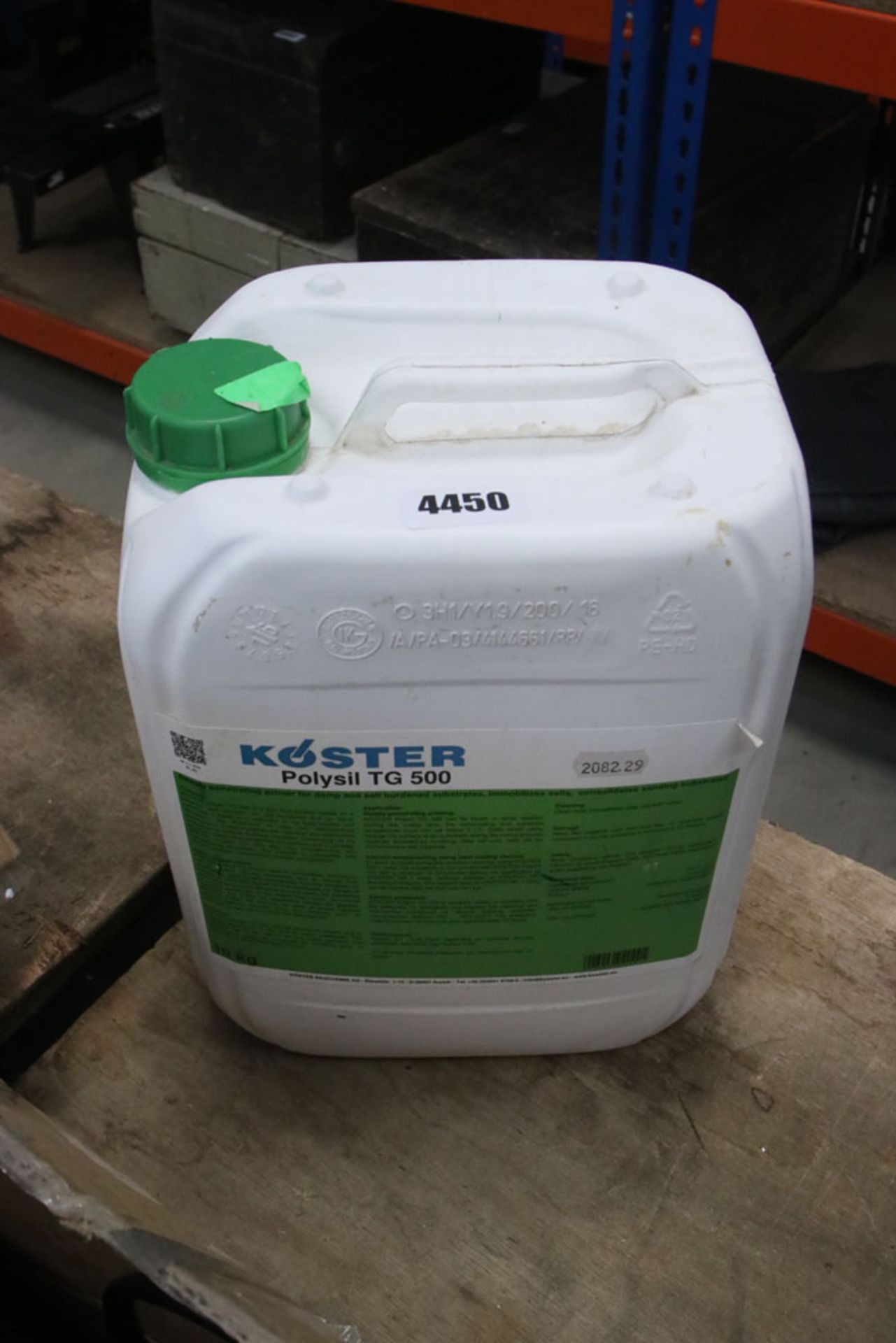 Tub of Koster Polysil TG500 salt immobiliser